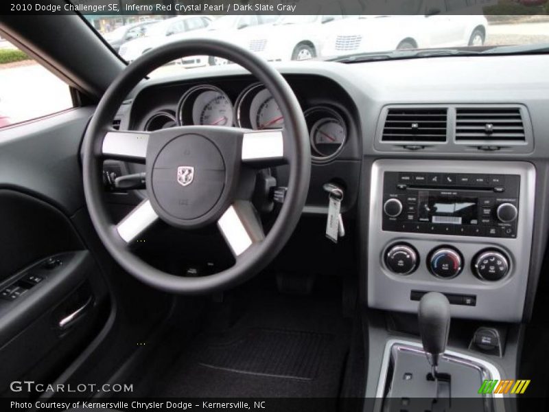 Inferno Red Crystal Pearl / Dark Slate Gray 2010 Dodge Challenger SE
