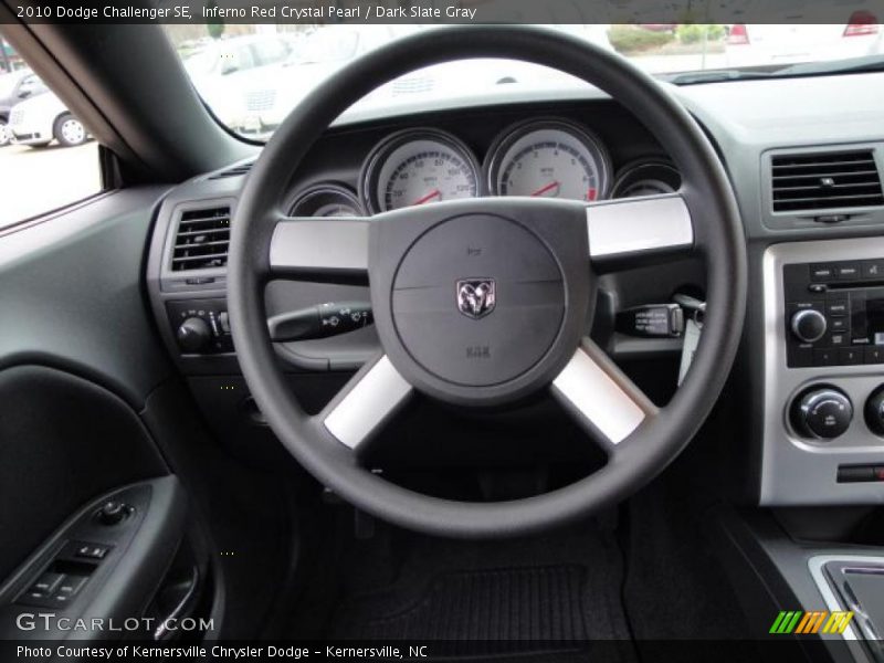 Inferno Red Crystal Pearl / Dark Slate Gray 2010 Dodge Challenger SE