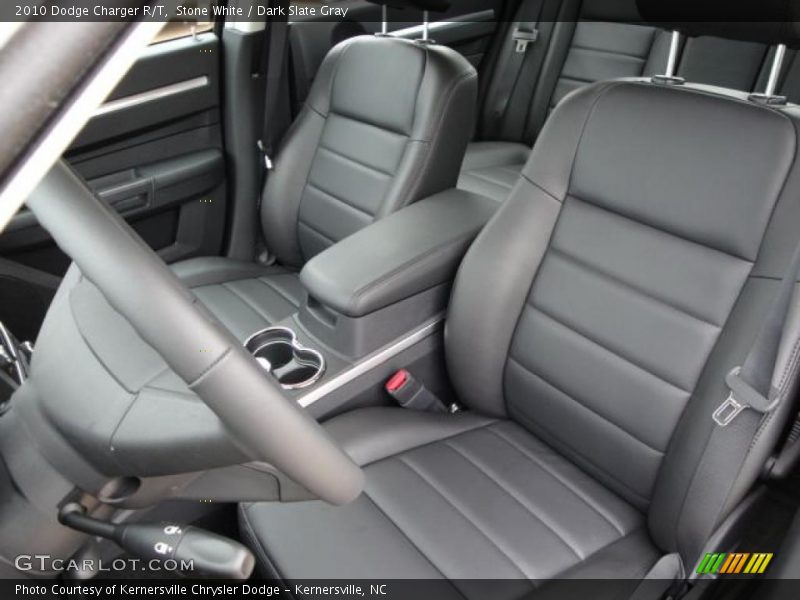 Stone White / Dark Slate Gray 2010 Dodge Charger R/T