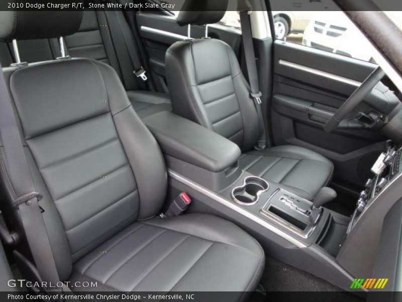 Stone White / Dark Slate Gray 2010 Dodge Charger R/T