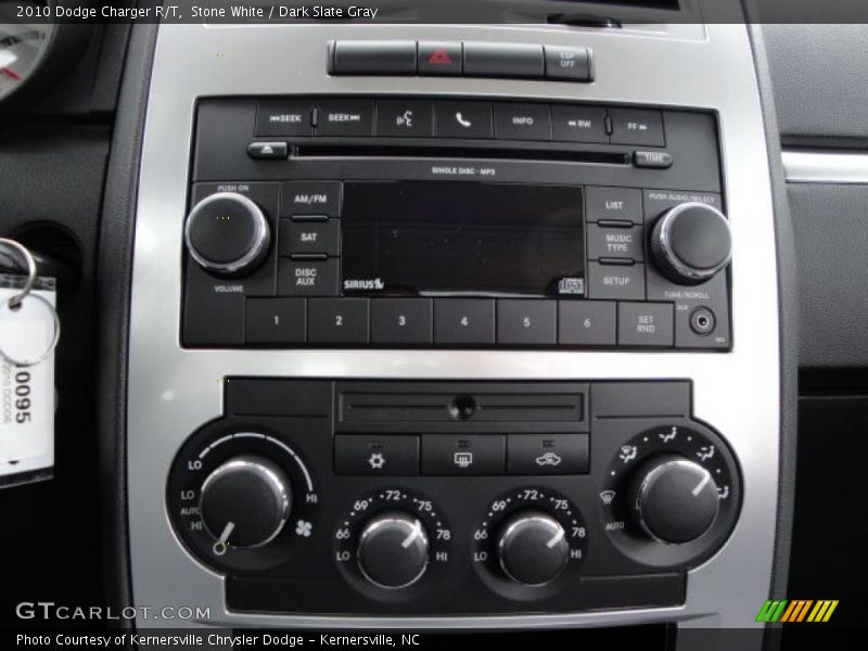 Stone White / Dark Slate Gray 2010 Dodge Charger R/T