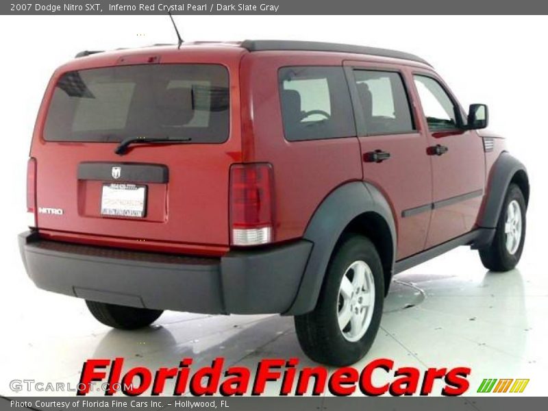 Inferno Red Crystal Pearl / Dark Slate Gray 2007 Dodge Nitro SXT