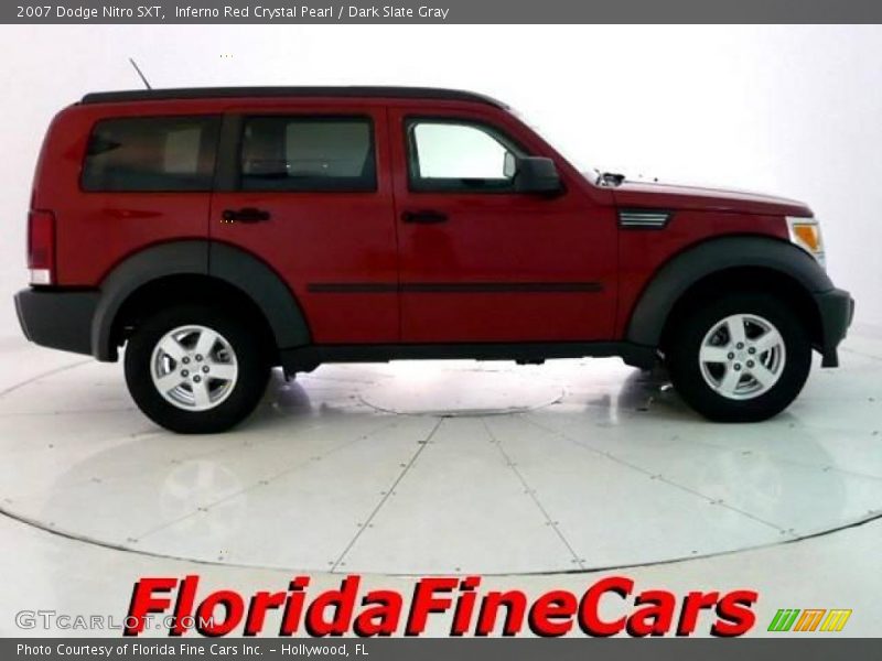 Inferno Red Crystal Pearl / Dark Slate Gray 2007 Dodge Nitro SXT