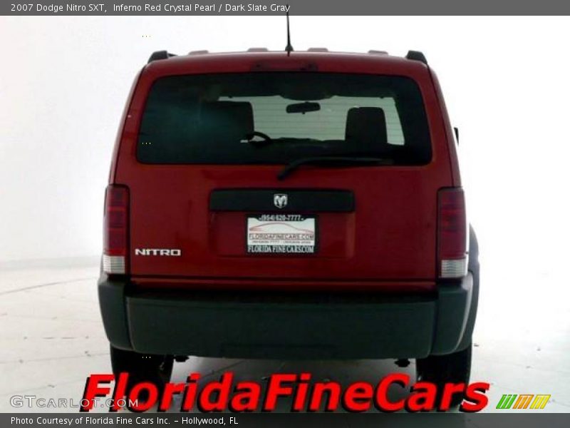Inferno Red Crystal Pearl / Dark Slate Gray 2007 Dodge Nitro SXT