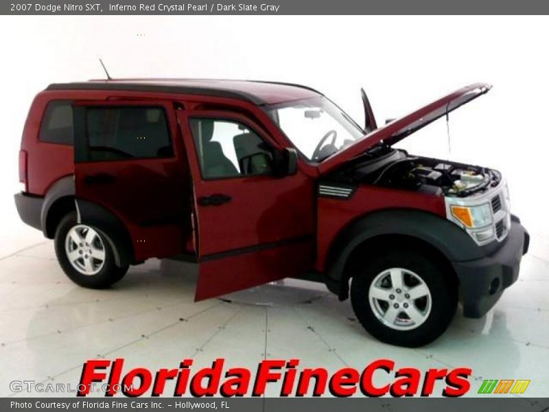 Inferno Red Crystal Pearl / Dark Slate Gray 2007 Dodge Nitro SXT