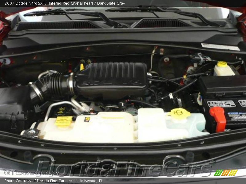 Inferno Red Crystal Pearl / Dark Slate Gray 2007 Dodge Nitro SXT
