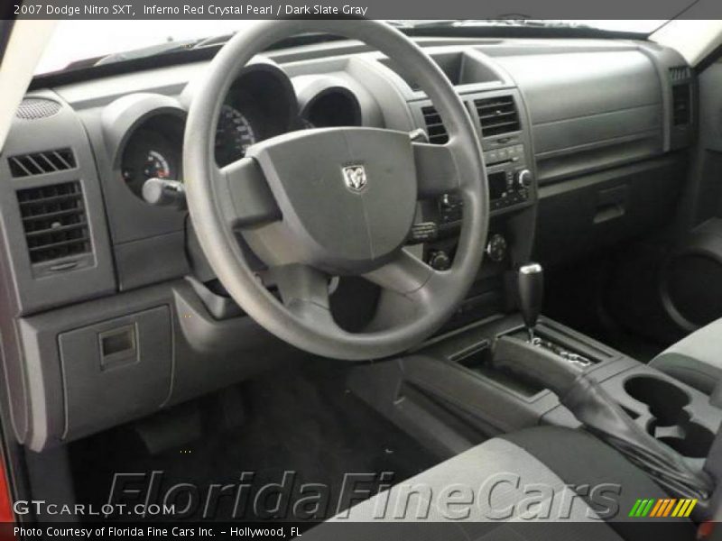 Inferno Red Crystal Pearl / Dark Slate Gray 2007 Dodge Nitro SXT