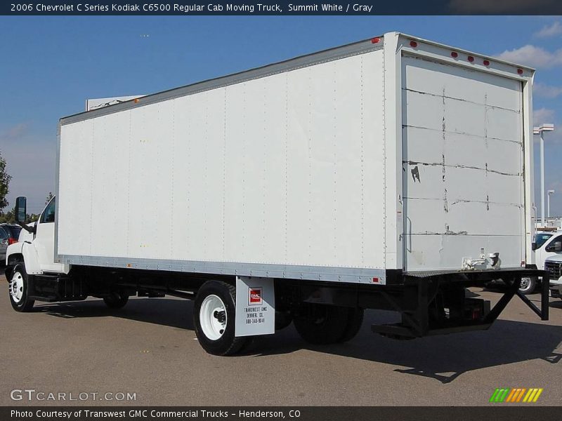 Summit White / Gray 2006 Chevrolet C Series Kodiak C6500 Regular Cab Moving Truck