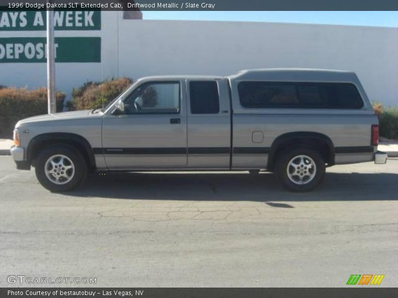 Driftwood Metallic / Slate Gray 1996 Dodge Dakota SLT Extended Cab