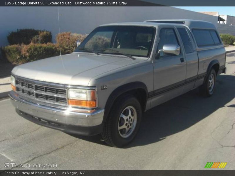 Driftwood Metallic / Slate Gray 1996 Dodge Dakota SLT Extended Cab