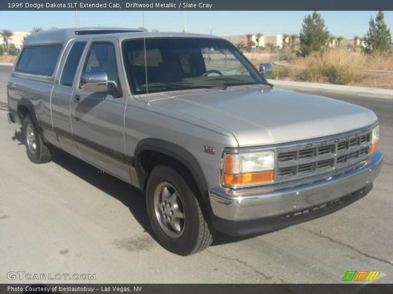 Driftwood Metallic / Slate Gray 1996 Dodge Dakota SLT Extended Cab