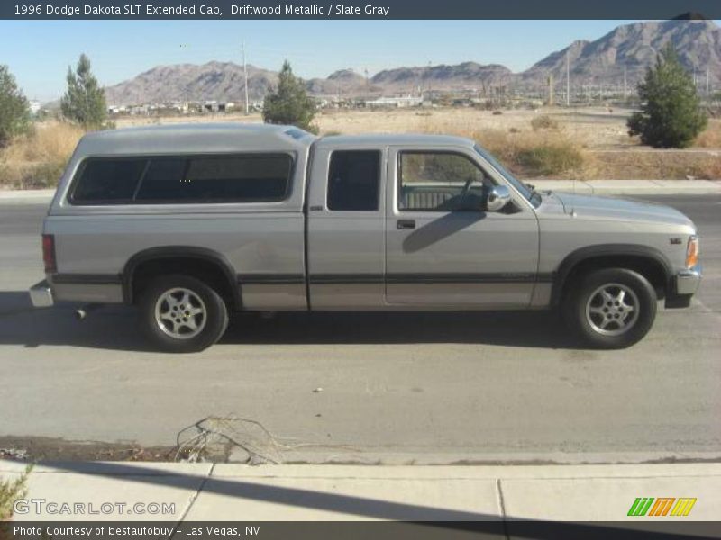 Driftwood Metallic / Slate Gray 1996 Dodge Dakota SLT Extended Cab