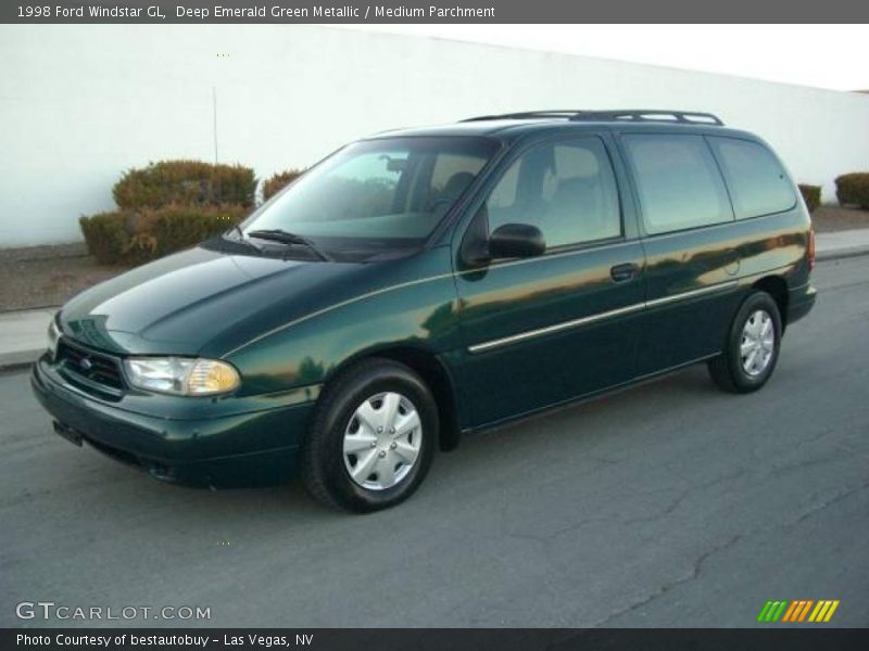 Deep Emerald Green Metallic / Medium Parchment 1998 Ford Windstar GL