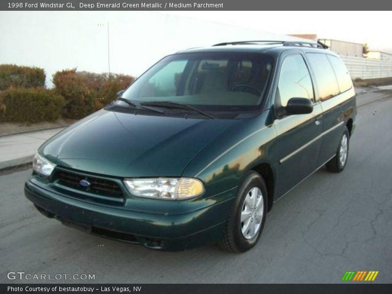 Deep Emerald Green Metallic / Medium Parchment 1998 Ford Windstar GL