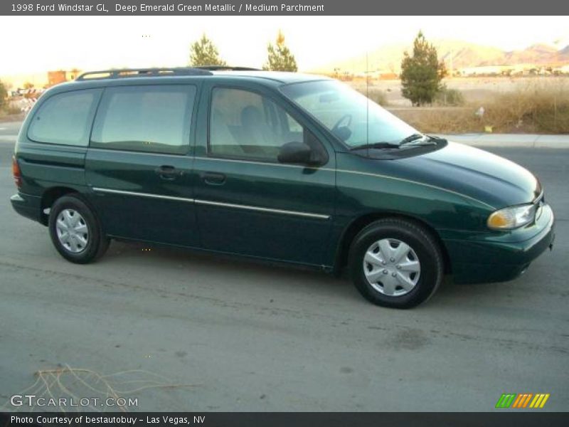 Deep Emerald Green Metallic / Medium Parchment 1998 Ford Windstar GL