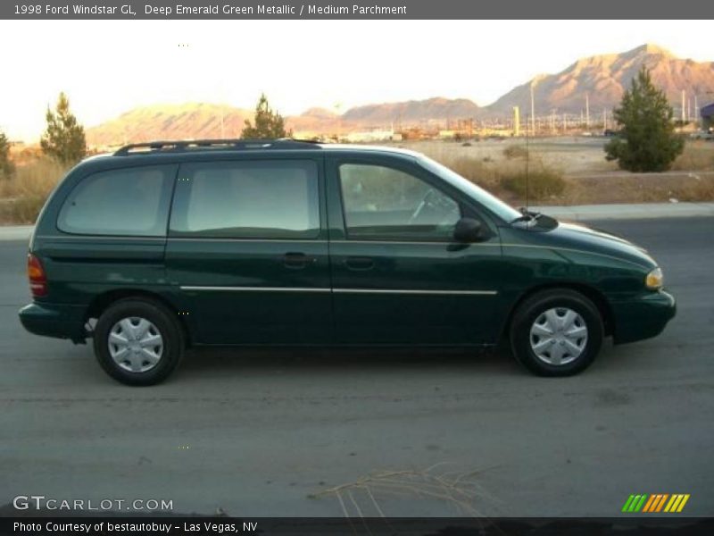 Deep Emerald Green Metallic / Medium Parchment 1998 Ford Windstar GL