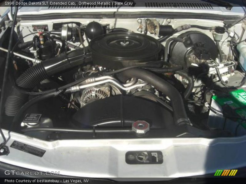 Driftwood Metallic / Slate Gray 1996 Dodge Dakota SLT Extended Cab