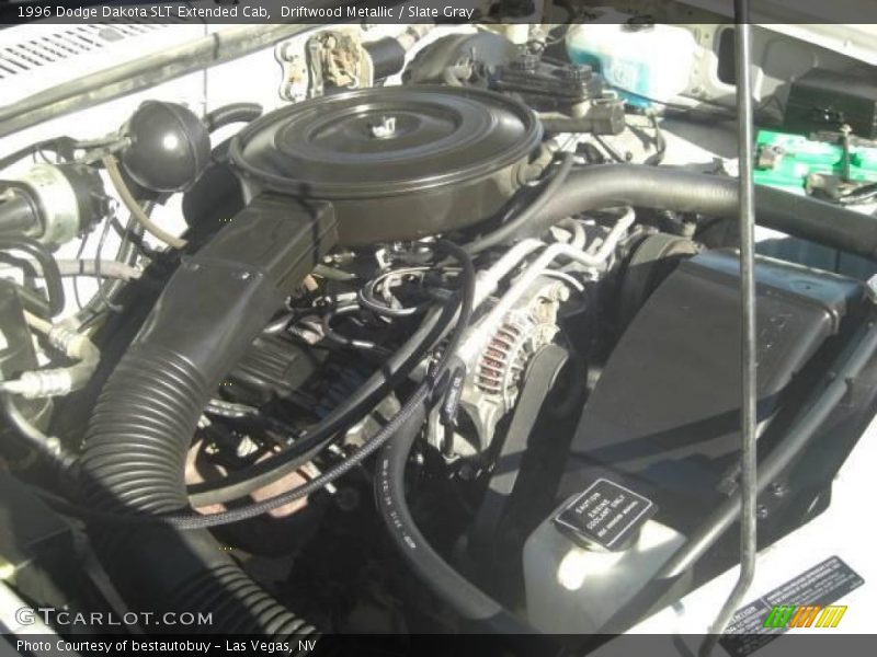 Driftwood Metallic / Slate Gray 1996 Dodge Dakota SLT Extended Cab