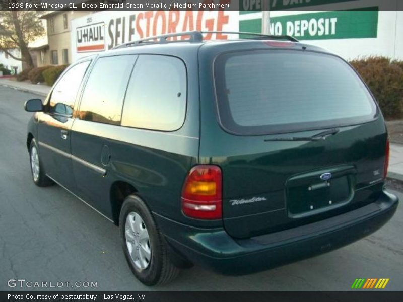 Deep Emerald Green Metallic / Medium Parchment 1998 Ford Windstar GL