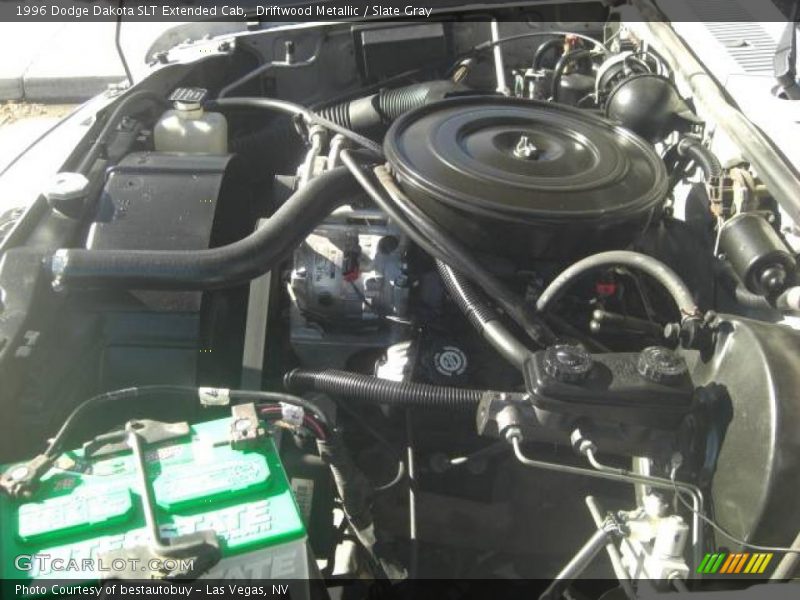 Driftwood Metallic / Slate Gray 1996 Dodge Dakota SLT Extended Cab