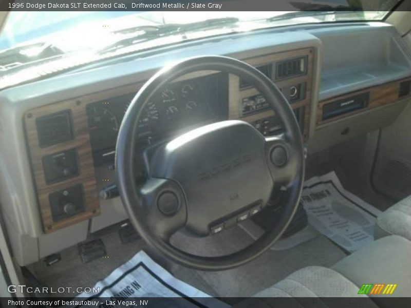 Driftwood Metallic / Slate Gray 1996 Dodge Dakota SLT Extended Cab