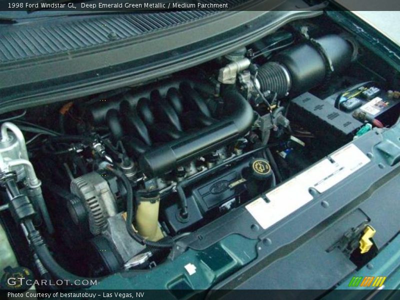 Deep Emerald Green Metallic / Medium Parchment 1998 Ford Windstar GL