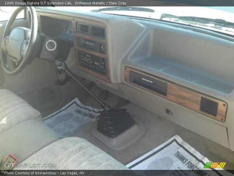Driftwood Metallic / Slate Gray 1996 Dodge Dakota SLT Extended Cab