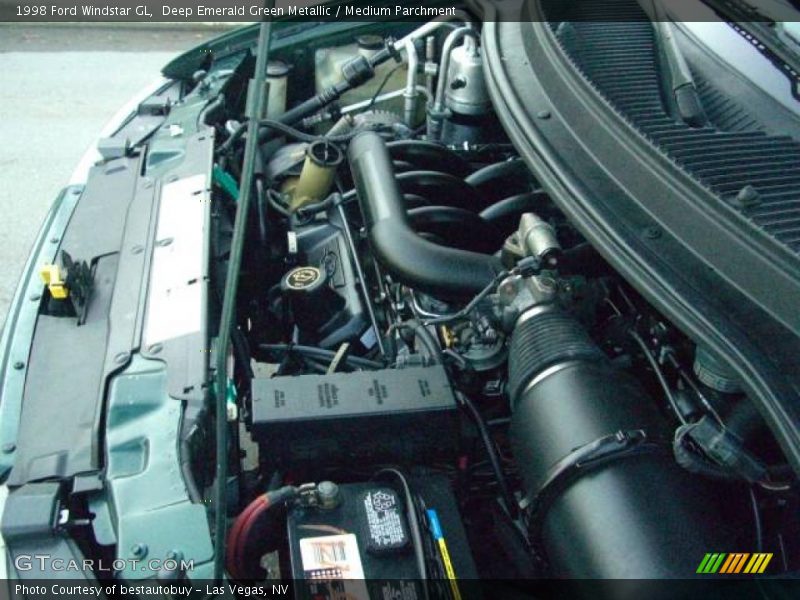 Deep Emerald Green Metallic / Medium Parchment 1998 Ford Windstar GL
