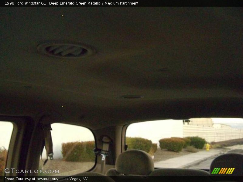 Deep Emerald Green Metallic / Medium Parchment 1998 Ford Windstar GL