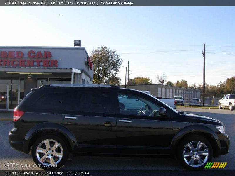 Brilliant Black Crystal Pearl / Pastel Pebble Beige 2009 Dodge Journey R/T