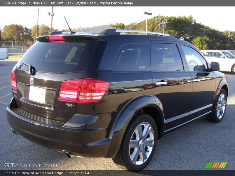 Brilliant Black Crystal Pearl / Pastel Pebble Beige 2009 Dodge Journey R/T