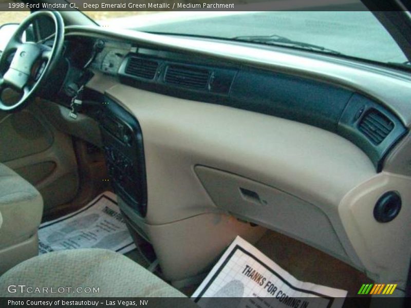 Deep Emerald Green Metallic / Medium Parchment 1998 Ford Windstar GL