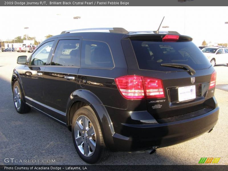 Brilliant Black Crystal Pearl / Pastel Pebble Beige 2009 Dodge Journey R/T