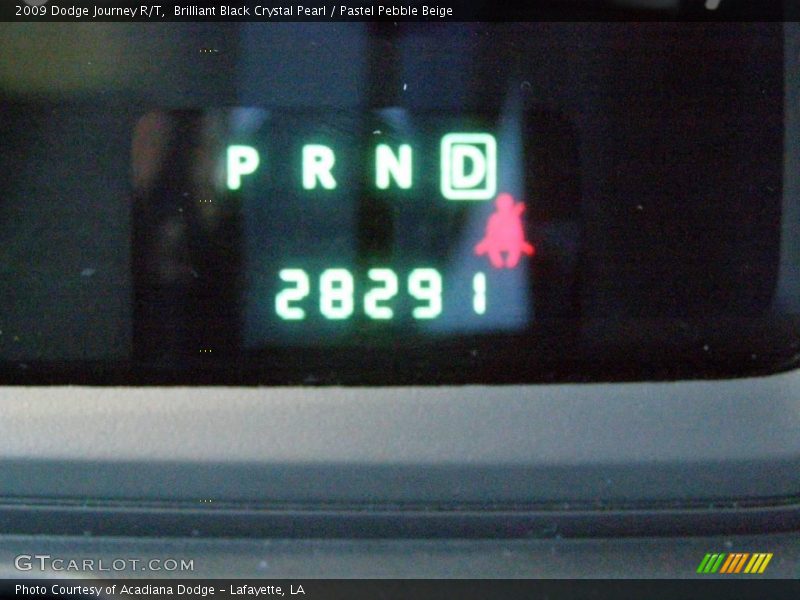 Brilliant Black Crystal Pearl / Pastel Pebble Beige 2009 Dodge Journey R/T