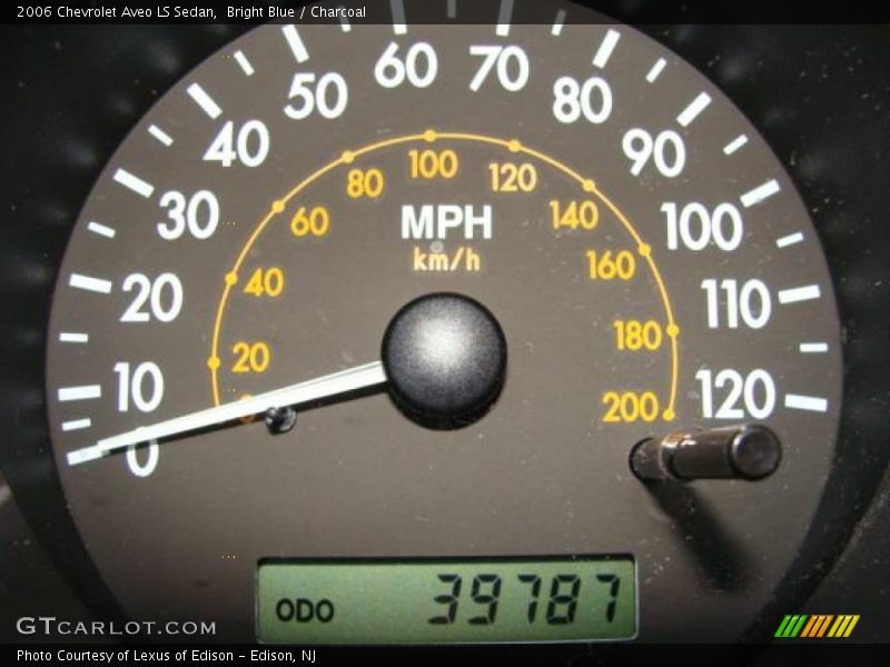 Bright Blue / Charcoal 2006 Chevrolet Aveo LS Sedan