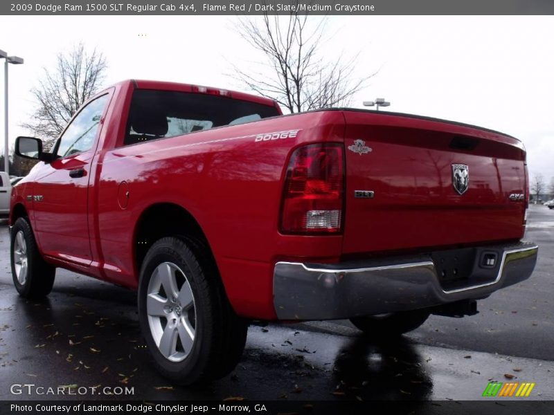 Flame Red / Dark Slate/Medium Graystone 2009 Dodge Ram 1500 SLT Regular Cab 4x4
