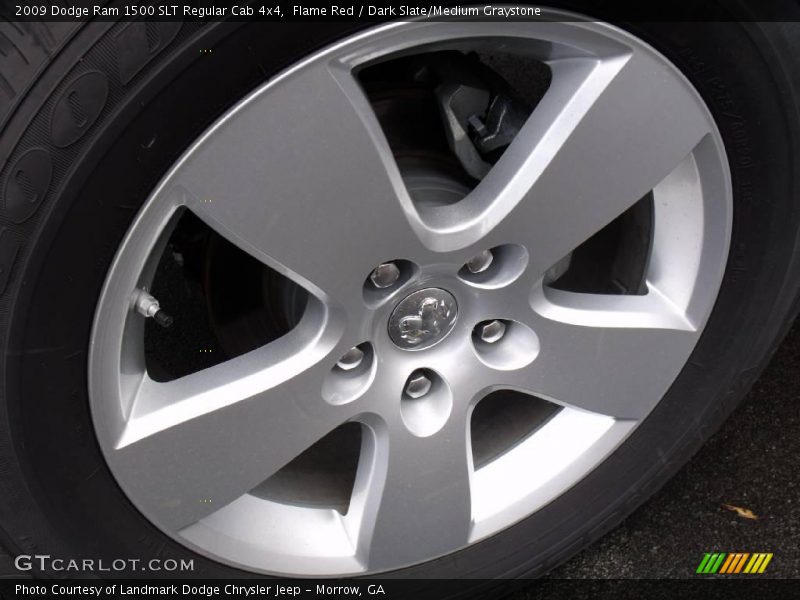 Flame Red / Dark Slate/Medium Graystone 2009 Dodge Ram 1500 SLT Regular Cab 4x4