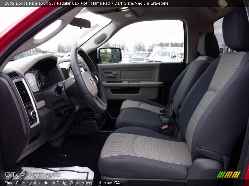 Flame Red / Dark Slate/Medium Graystone 2009 Dodge Ram 1500 SLT Regular Cab 4x4