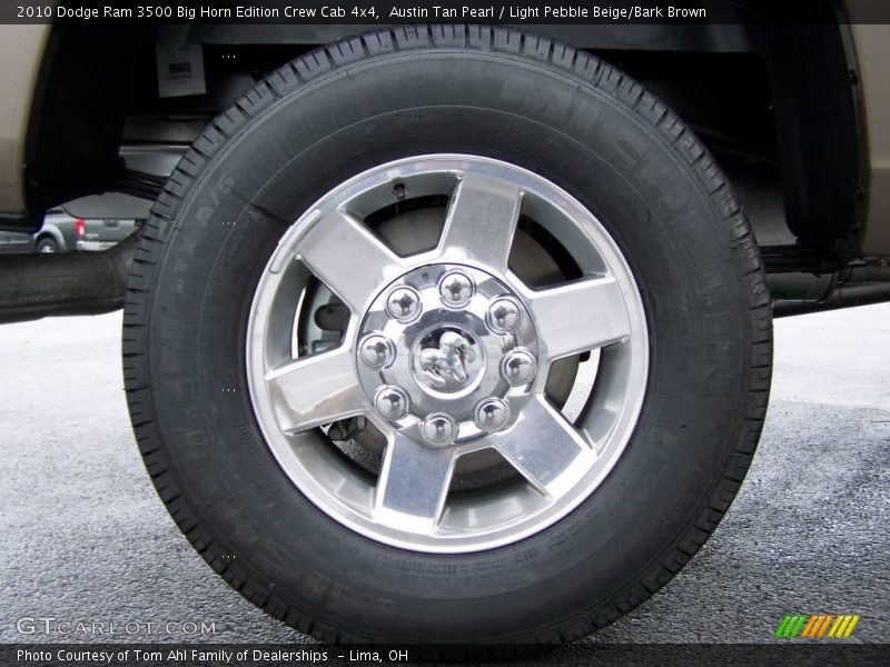 Austin Tan Pearl / Light Pebble Beige/Bark Brown 2010 Dodge Ram 3500 Big Horn Edition Crew Cab 4x4