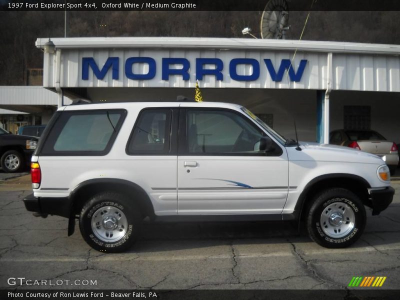 Oxford White / Medium Graphite 1997 Ford Explorer Sport 4x4