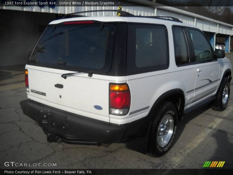 Oxford White / Medium Graphite 1997 Ford Explorer Sport 4x4