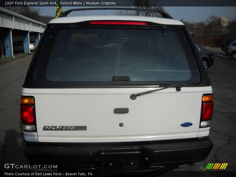 Oxford White / Medium Graphite 1997 Ford Explorer Sport 4x4