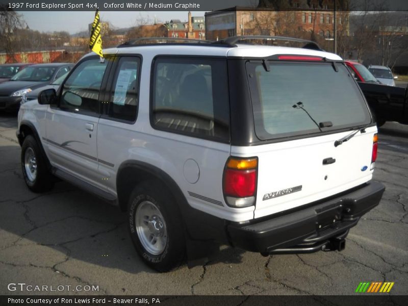 Oxford White / Medium Graphite 1997 Ford Explorer Sport 4x4