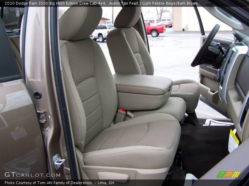 Austin Tan Pearl / Light Pebble Beige/Bark Brown 2010 Dodge Ram 3500 Big Horn Edition Crew Cab 4x4