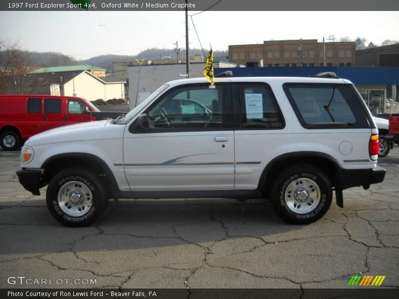 Oxford White / Medium Graphite 1997 Ford Explorer Sport 4x4