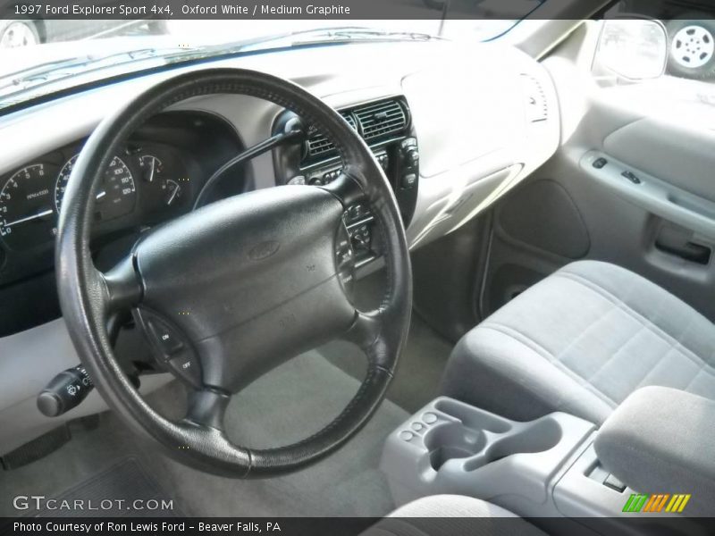 Oxford White / Medium Graphite 1997 Ford Explorer Sport 4x4