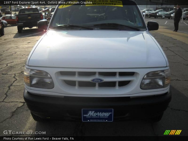 Oxford White / Medium Graphite 1997 Ford Explorer Sport 4x4