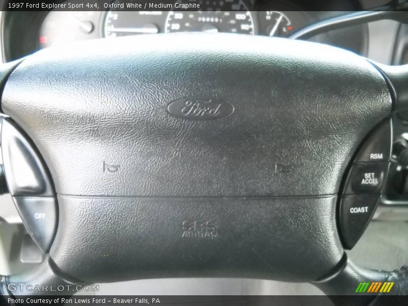 Oxford White / Medium Graphite 1997 Ford Explorer Sport 4x4