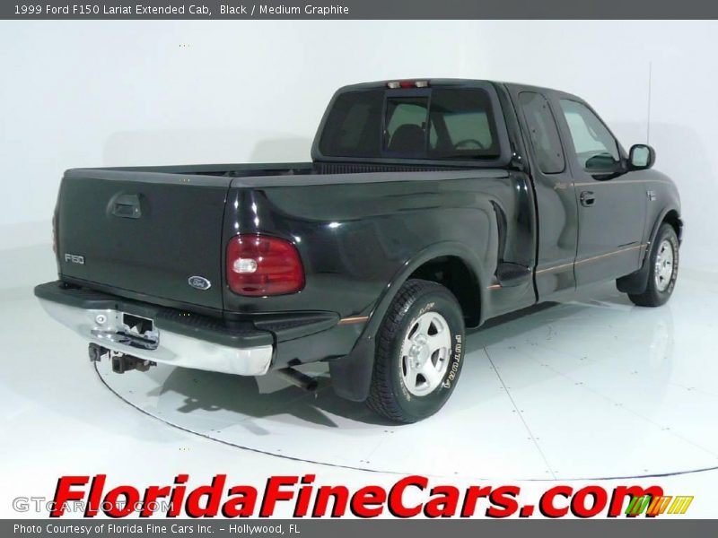 Black / Medium Graphite 1999 Ford F150 Lariat Extended Cab