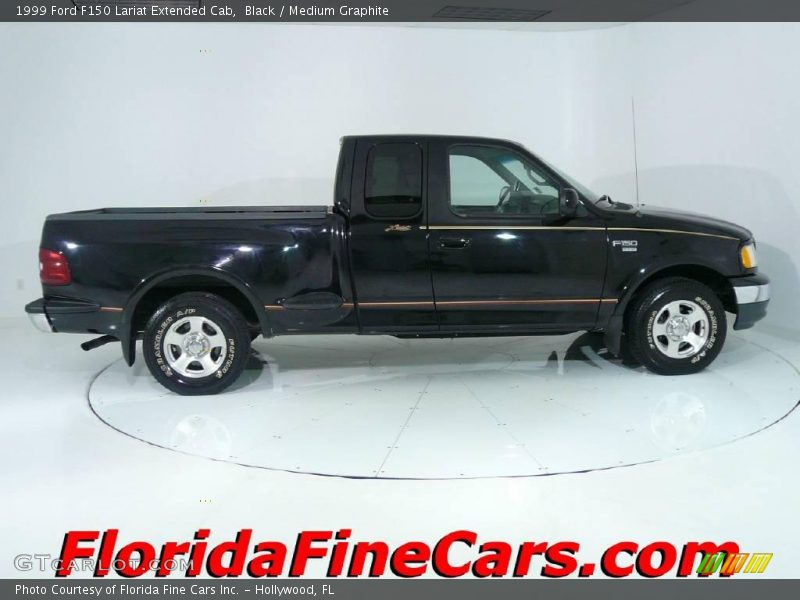 Black / Medium Graphite 1999 Ford F150 Lariat Extended Cab